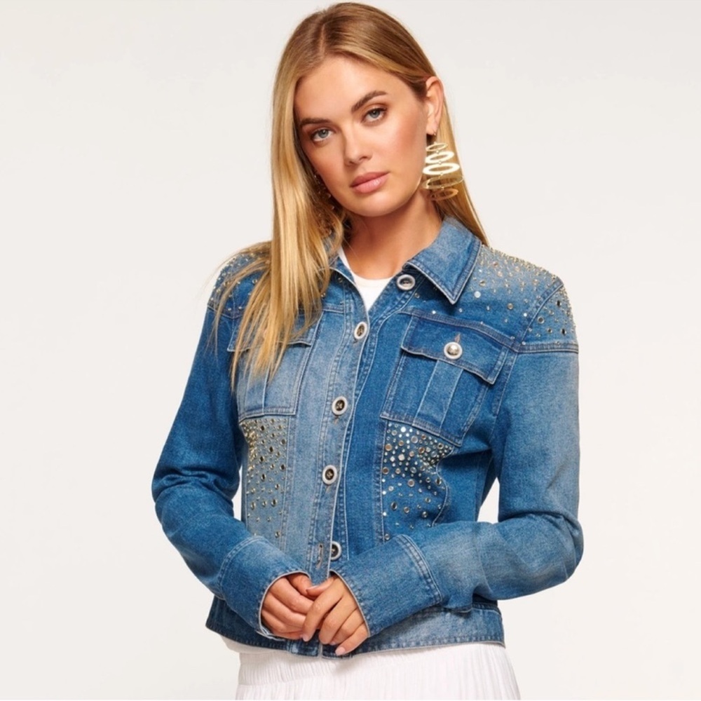 RAMY BROOK ADRIANNA EMBELLISHED
DENIM JACKET, NWT, XXS,
Ramy Brook
$190. $500